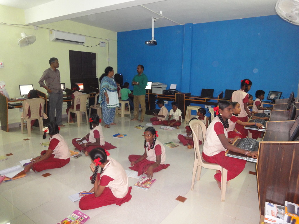 Sponsored smart class teaching faculty for the rural students of Panchayat Union School at Polambakkam, Tamil Nadu.